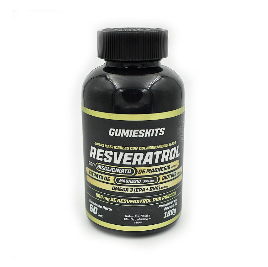"Resveratrol, Gomitas de Alta Eficiencia – Ciencia Antiedad en Cada Bocado"